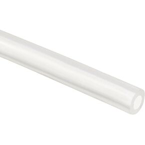 uxcell Silicone Tube 5mm ID X 10mm OD 3.3' Flexible Silicone Rubber Tubing Water Air Hose Pipe Translucent for Pump Transfer