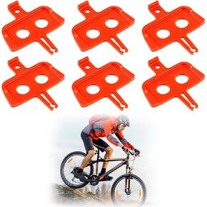 6 Piece Bicycle Brake Pads Spacer Hydraulic Disc Brake Pads Spacer Hydraulic Bike Brake Pad Spreader Cycling Repair Instert Tools for MTB, Road Bike