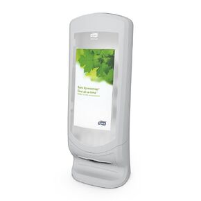 Tork Xpressnap® Stand Napkin Dispenser Gray N4, Upright Design, Signature Range, 24.5" x 9.25" x 9.25", 6334000