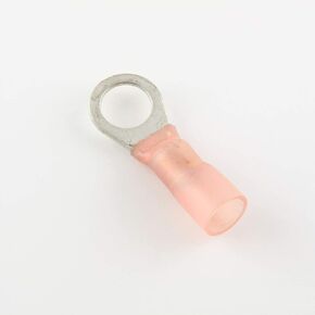 8 Ga. Heat-Shrink Ring Terminals, 3/8" Stud - (Pack of 10)