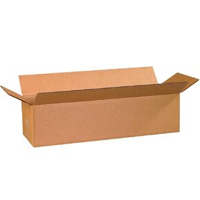 PARTNERS BRAND 24x8x6 Long Corrugated Boxes, Long, 24L x 8W x 6H, Pack of 25 | Shipping, Packaging, Moving, Storage Box for Home or Business, Strong Wholesale Bulk Boxes