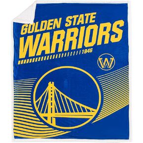 NORTHWEST NBA Unisex-Adult Mink Sherpa Throw Blanket