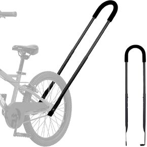 Children Cycling Bike Safety Trainer Handle, Bicycle Balance Push Bar Ergonomic Push Bar Toddler Bike Push Bar Push Stick for Enhanced Balance, Stability, Comfort and Control
