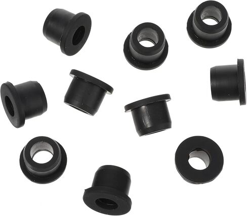 10pcs الحلقات المطاطية 1/2 "فتحة الحفر ، 5/16" معرف السيليكون أعلى قبعة الحلقات المطاطية للأسلاك توصيل الجدار الحماية الأسلاك مقابس الثقب الأسود أنابيب الفينيل في أنظمة الهيدروبونيك والري in Saudi Arabia