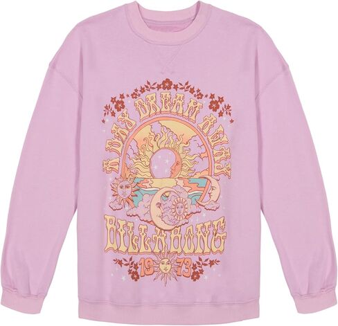 Billabong Girls' French Terry Pullover Crewneck Sweatshirt in Saudi Arabia