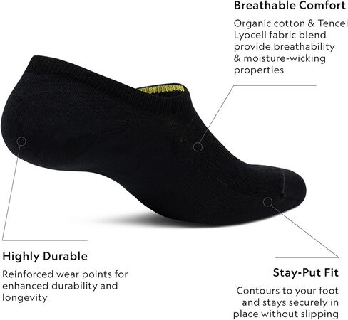 Allbirds Unisex Anytime No Show Sock, Lightweight Organic Cotton Ped Socks for Men & Women in Saudi Arabia