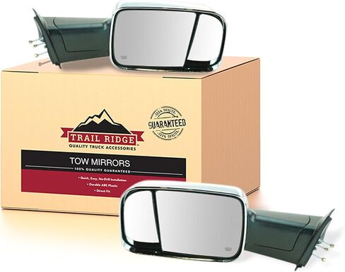 Trail Ridge Tow Mirror Power Heated Chevron Signal Pair Set for Silverado Sierra in Saudi Arabia