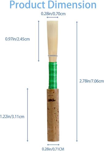 أداة Oboe Reed الاحترافية متوسطة النعومة - جودة صوت متينة ومتسقة، مثالية للطلاب والمحترفين - براعة عالية الجودة من أجل إمكانية تشغيل استثنائية in Kuwait