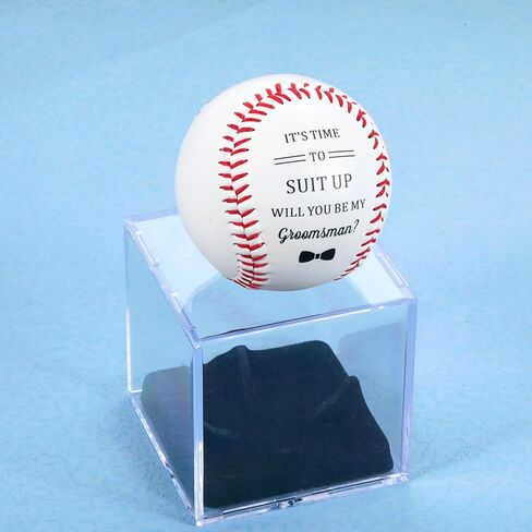 Groomsman البيسبولس Groomsman اقتراح هدية هدية للرجال صديق Homie البيسبول من Groom Bachelor Party Fox for Wedder in Kuwait