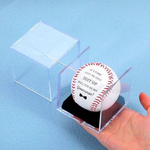 Groomsman البيسبولس Groomsman اقتراح هدية هدية للرجال صديق Homie البيسبول من Groom Bachelor Party Fox for Wedder in Kuwait