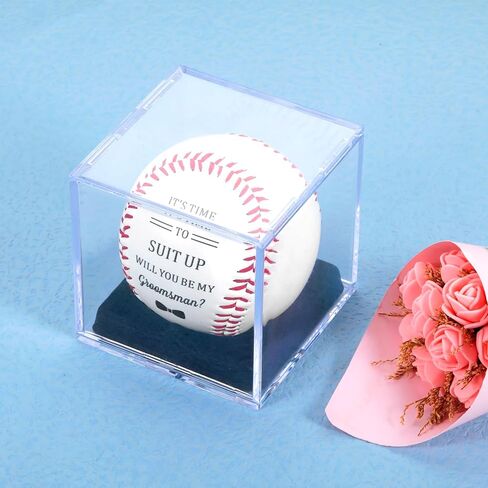 Groomsman البيسبولس Groomsman اقتراح هدية هدية للرجال صديق Homie البيسبول من Groom Bachelor Party Fox for Wedder in Kuwait