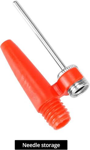 QWORK Ball Pump Set with 10 Needles, Flexible Hose & Nozzle, Air Pump Ball Inflator Pump for Football, Soccer, Basketball, Volleyball in Saudi Arabia