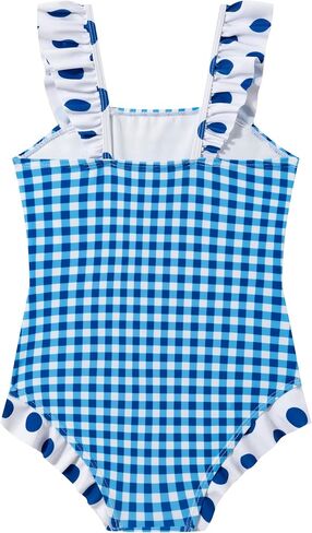 LIZENS Girls One Piece Swimsuit Ruffles Bathing Suit for Kids 2-12T in Kuwait
