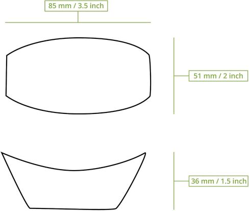 BIOZOYG Food Boats 250 Pack 8 oz Paper Food Trays - Food Boats disposable Snack Trays - Nachos, French Fries, Tacos, Party Snacks - Serving Baskets Cardboars Trays in Saudi Arabia
