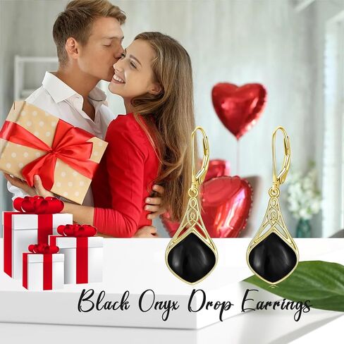 Seiyang Teardrop Earrings Sterling Silver Celtic Teardrop Drop Earrings Jewelry Gifts for Women in Kuwait