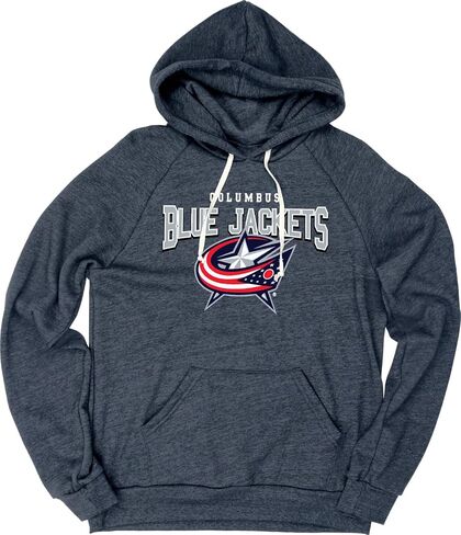 Blue 84 NHL Officially Licensed Tri-Blend Hooded Sweatshirt High Sticking in Kuwait