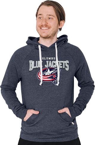 Blue 84 NHL Officially Licensed Tri-Blend Hooded Sweatshirt High Sticking in Kuwait