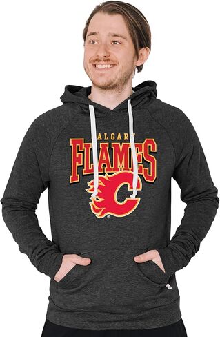 Blue 84 NHL Officially Licensed Tri-Blend Hooded Sweatshirt High Sticking in Kuwait