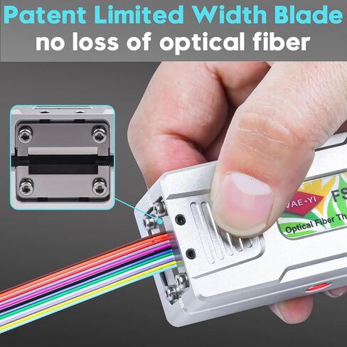 【Winter Necessary】Optical Fiber Thermal Stripper for Ribbon & Simplex Fiber Stripper,Stripping 2-18 cores fiber ribbon, 5s Heating, Can be Powered by a Power Bank,Widened blade (FSP-100) in Saudi Arabia