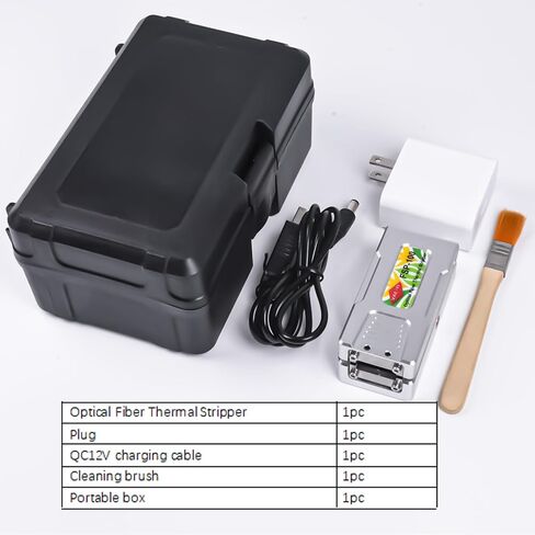【Winter Necessary】Optical Fiber Thermal Stripper for Ribbon & Simplex Fiber Stripper,Stripping 2-18 cores fiber ribbon, 5s Heating, Can be Powered by a Power Bank,Widened blade (FSP-100) in Saudi Arabia