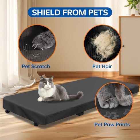 غطاء وسادة المشي، مقاوم للماء والغبار 2 في 1 غطاء جهاز المشي المحمول تحت المكتب للمنزل والمكتب in Kuwait