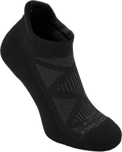 Wrightsock Run Luxe Tab Running Socks for Men and Women - Cushioned and Eco-Friendly Athletics Socks with our Contoured Foot Design - American Made with Moisture Regulation in Saudi Arabia