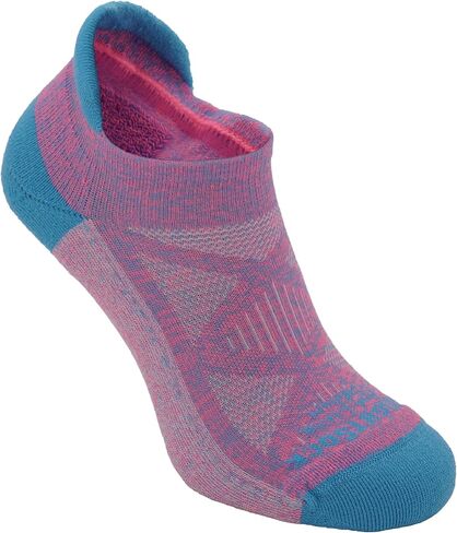 Wrightsock Run Luxe Tab Running Socks for Men and Women - Cushioned and Eco-Friendly Athletics Socks with our Contoured Foot Design - American Made with Moisture Regulation in Saudi Arabia
