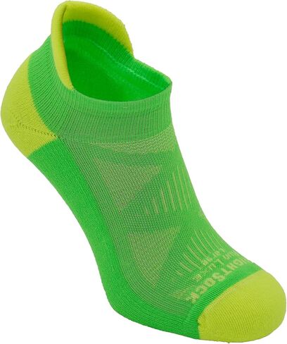 Wrightsock Run Luxe Tab Running Socks for Men and Women - Cushioned and Eco-Friendly Athletics Socks with our Contoured Foot Design - American Made with Moisture Regulation in Saudi Arabia