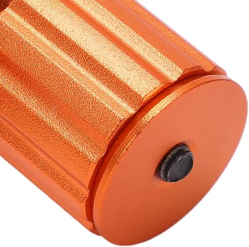 BORDSTRACT Bicycle Bar End Plugs, 1 Pair Universal Aluminum Locking Bike Grip Plug for 18-20mm Handlebar BMX MTB Mountain Bike(Orange) in Saudi Arabia