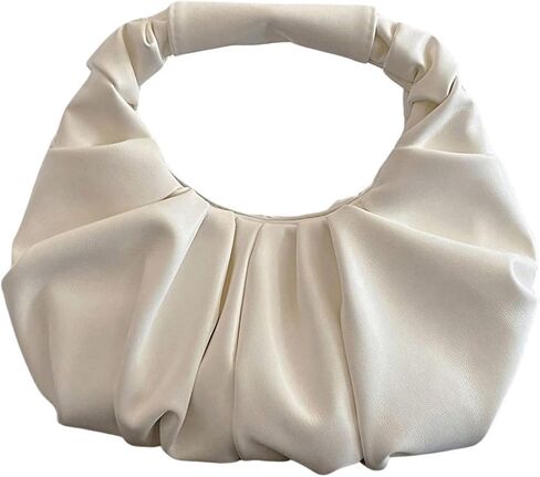 GORGLITTER Women's Clutch Purse Evening Clutch PU Leather Pleated Bag Gold Handbag for Party Prom Wedding in Saudi Arabia