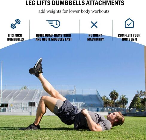 Foot Dumbbell Attachment, Dumbbell Weights for Legs Holder, Weight Training for Legs, Adjustable│1-120 lbs, Leg&Core&All Around Workout, Left/Right Foot in Saudi Arabia
