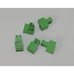 New for 5Pcs 2 Pin - 3.5mm Pluggable Quick Connector - Terminal Block - Phoenix Plug, 300V 8A