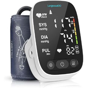 Blood Pressure Monitor for Home Use, Automatic BP Machine Digital High Blood Pressure Monitors with Large Cuff 8.7"-16.5" for Upper Arm & Accurate Readings