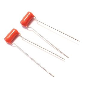 Pair NOS .015uf 100v Sprague Orange Drop 225P Tone Capacitors for Guitar Tone