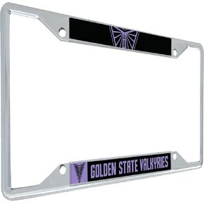 Desert Cactus Golden State Valkyries License Plate Frame WNBA Car Tag Holder for Front or Back of Car Sigma (Up Close Frame)