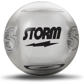 Bowlerstore Products Storm PRE-DRILLED Clear Storm Bowling Ball - White