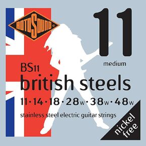 Rotosound BS11 British Steel Electric Guitar Strings (11-48)