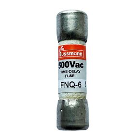 New FNQ-6 FNQ-6A 500Vac Time Delay Fuse, Pack of 10