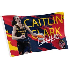 Desert Cactus Caitlin Clark Flag Team WNBA Indiana Fever 100% Polyester Indoor Outdoor Banner 3x5 feet Basketball Fan Merchandise Decoration (Flag Caitlin Clark)
