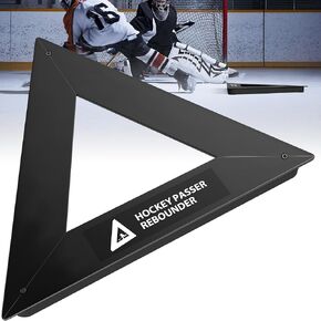 Hockey Passer Rebounder- Heavy Duty Hockey Training Equipment, Triangle Hockey Puck Passer, Hockey Stick Handling Trainer, Field Hockey Rebounder for Improving Hockey Skills -26 inch