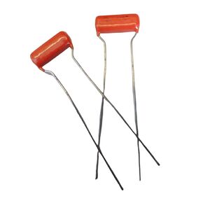 2 x .033uf 100v Orange Drop Guitar Tone Capacitors 225P Film Foil