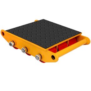 Machine Skates Heavy Duty Machine Dolly Skate Machinery Moving Skate with Non-Slip Belt, Machinery Mover for Industrial Moving Equipment, 15T/33000lbs
