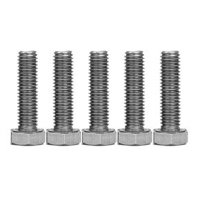 Manloney LLC Universal Screws M9 Hex Head Cap Bolts 1.25mm Pitch Fine Thread Stainless Steel Screw (M9x16-1.25)