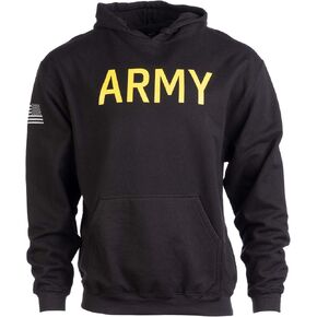 Ann Arbor T-shirt Co. U.S. Military, First Responder Hoodie USAF Army Navy Firefighter Sweatshirt Hoody