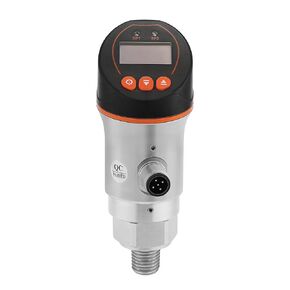 MEASUREMAN Digital Pressure Switch, 304 Stainless Steel, IP65 Rated, OLED Screen, Dual Alarm Lights, 4-20mA Output for Precise Pressure Control