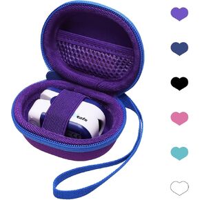 L LTGEM Purple Pulse Oximeter Case for Zacurate, Innovo, Vibeat, iHealth, Santamedical, Children Fingertip Pulse Oximeter Blood Oxygen Saturation Monitor (Case Only)