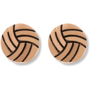 Sportybella Volleyball Earrings - Volleyball Jewelry - Volleyball Stud Earrings, Volleyball Gifts for Players