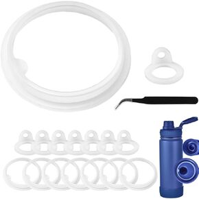 17PCS Gasket Replacement for TAKEYA Actives, Leak-Proof Water Bottle Spout Lid O Ring Replacement, Compatible with TAKEYA Actives 18/22/24/32/40/OZ (Not for TAKEYA Originals)