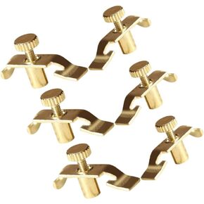 6 Pieces Erhu Fine Tuner Erhu Tuner Ukulele Tuner Bass Tuner Erhu Pickup Guitar Tuner Violin Tuner Violin String Adjuster Violin String Tuner Violin Fine Tuner Erhu Adjustment Tool, Golden