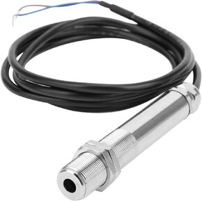 DC12V-24V Thermocouple Temperature Sensor, Fixed Infrared Thermometer Accessory, 4-20mA with 1.5m / 4.9ft Cable, Stainless Steel Probe(0-300 ℃), Temperature And Humidity Sensor